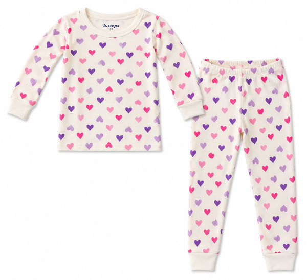 Baby Steps - Sweet Hearts Pajamas, Sand