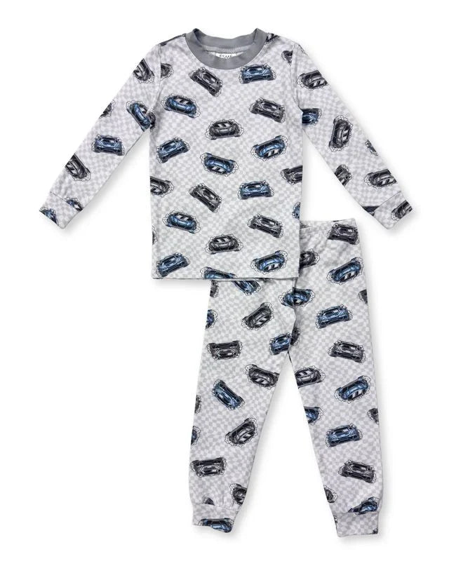 ESME - BOYS LONG SLEEVE PAJAMA SET, CHARGER