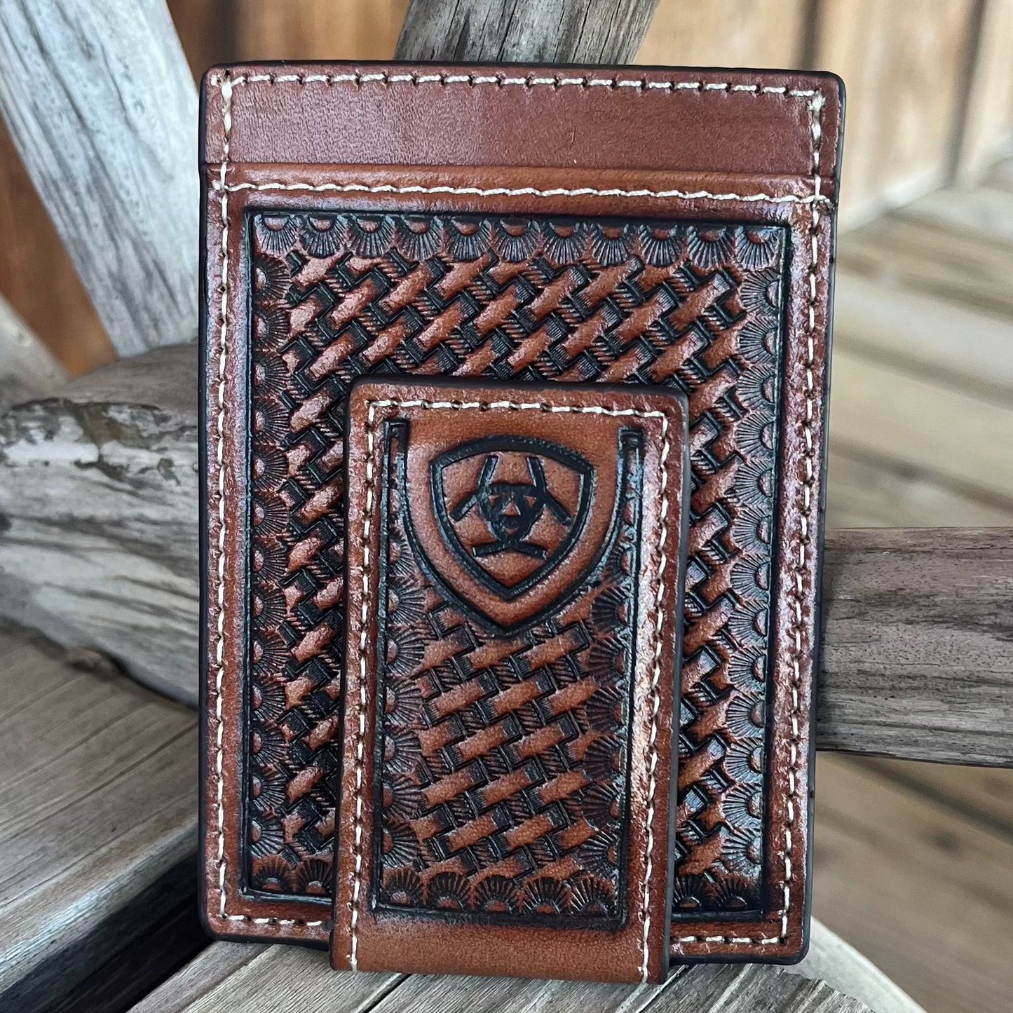 Basket Weave Money Clip | Ariat