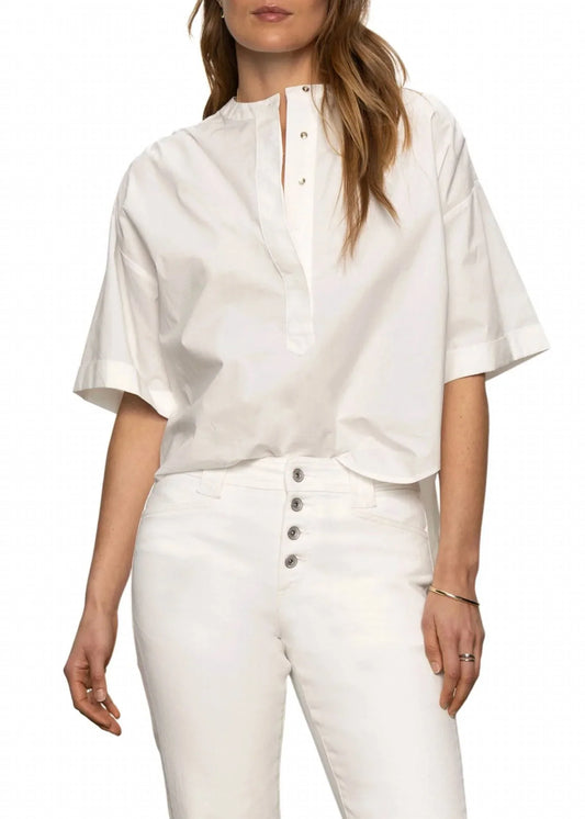 Sanctuary Relaxed Short Sleeve Popover