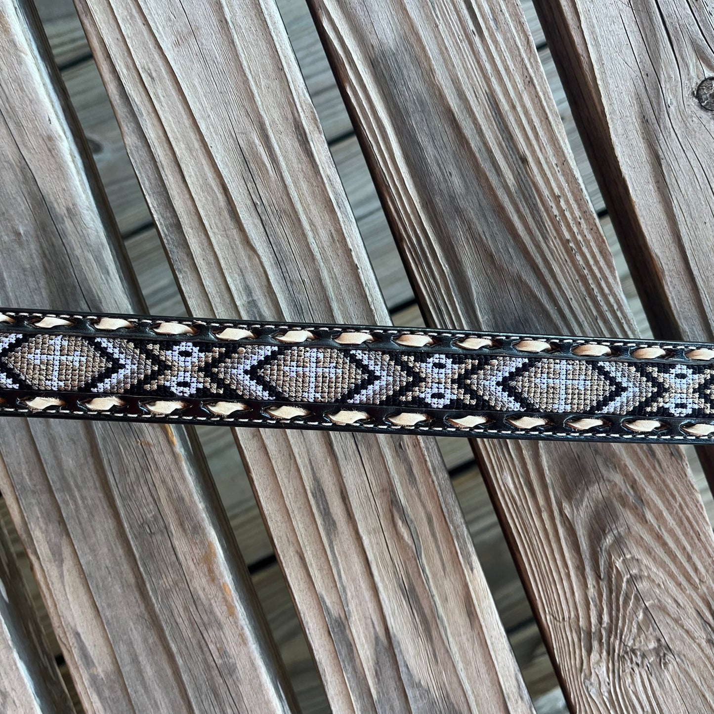 Black Aztec Belt | Nocona Boys