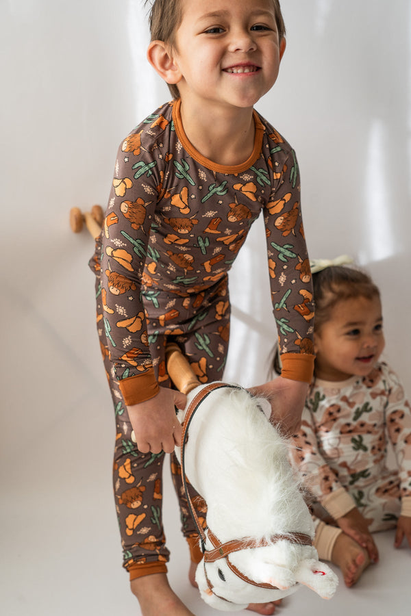 Highland Cow 2 Piece PJ's
