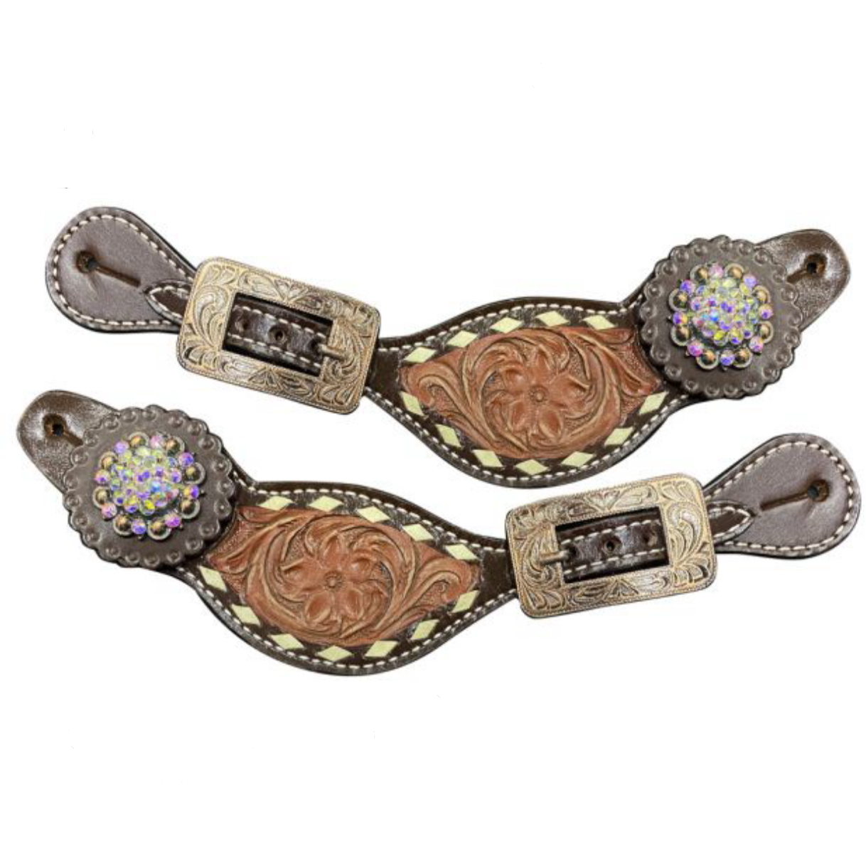 Two Toned Spur Straps