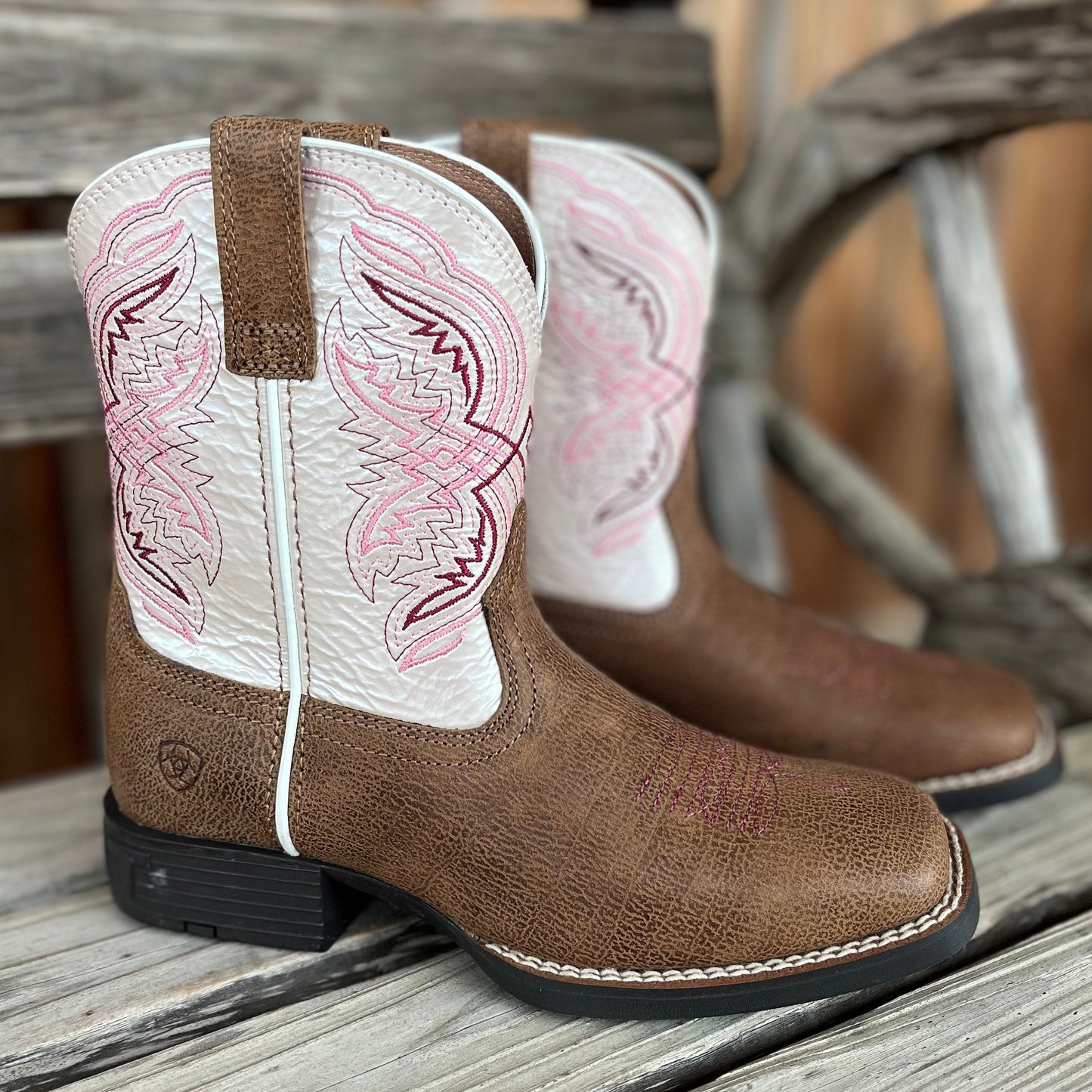 Pink Double Kicker | Ariat Kids