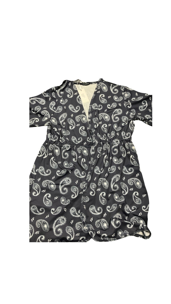 Planet Sea - Navy Bandana Kimono