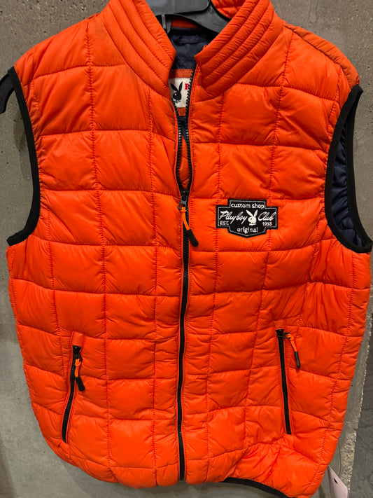 Playboy Puffer Orange Vest