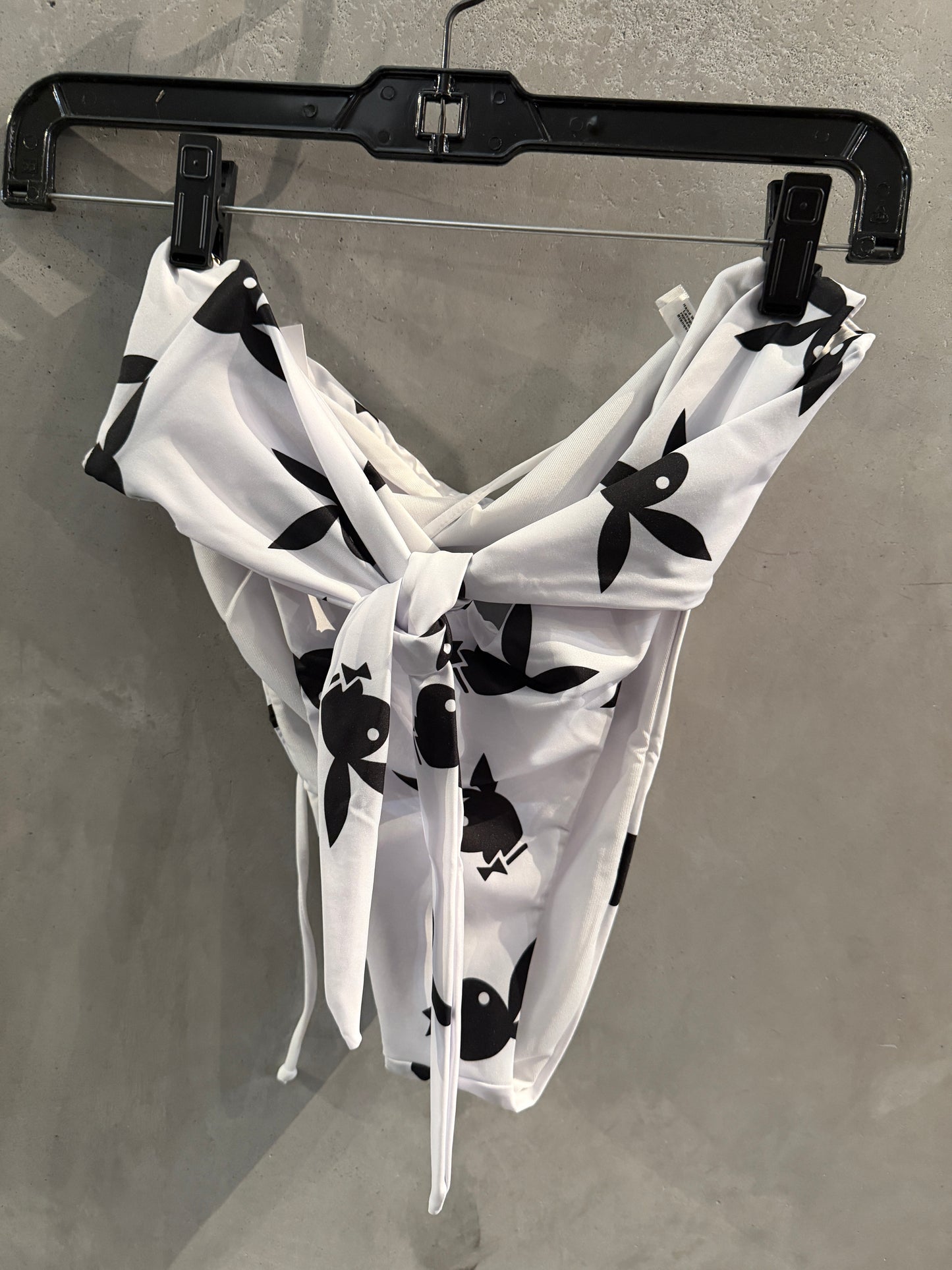 Playboy - Swimwear 2 pieces  White with black PB Logo
