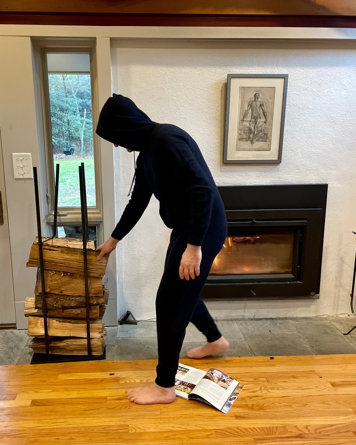 Onesie: Timojen - Hooded Men's Onesie - 100% Mongolian Cashmere
