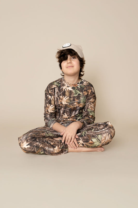 Cargo Jogger Set | Brown Camo