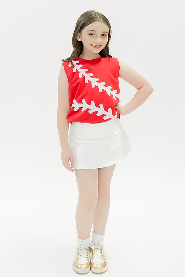 Baseball Red Tank