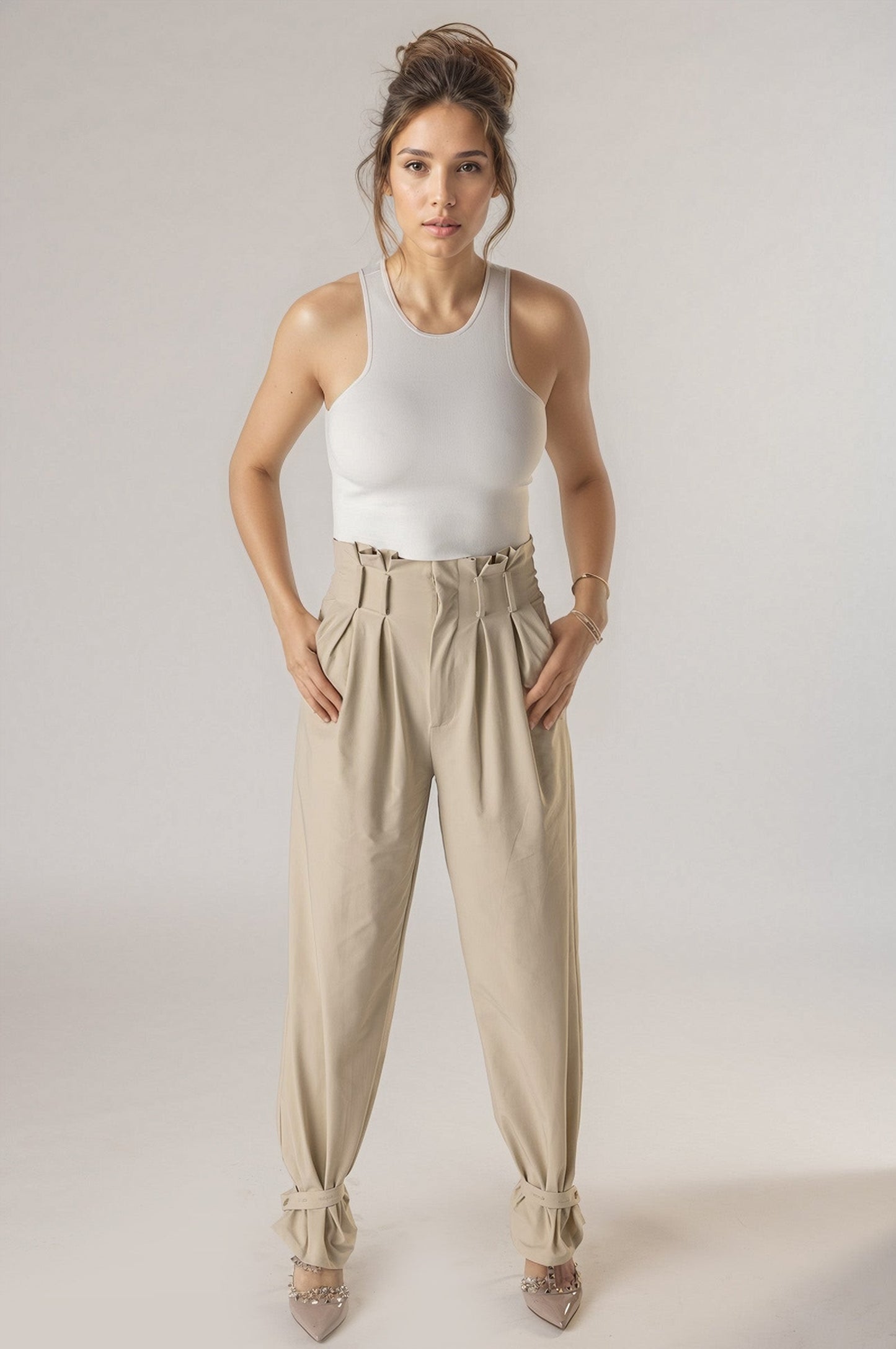 Foreplay Women’s Golf Pants - Paperbag-Waist