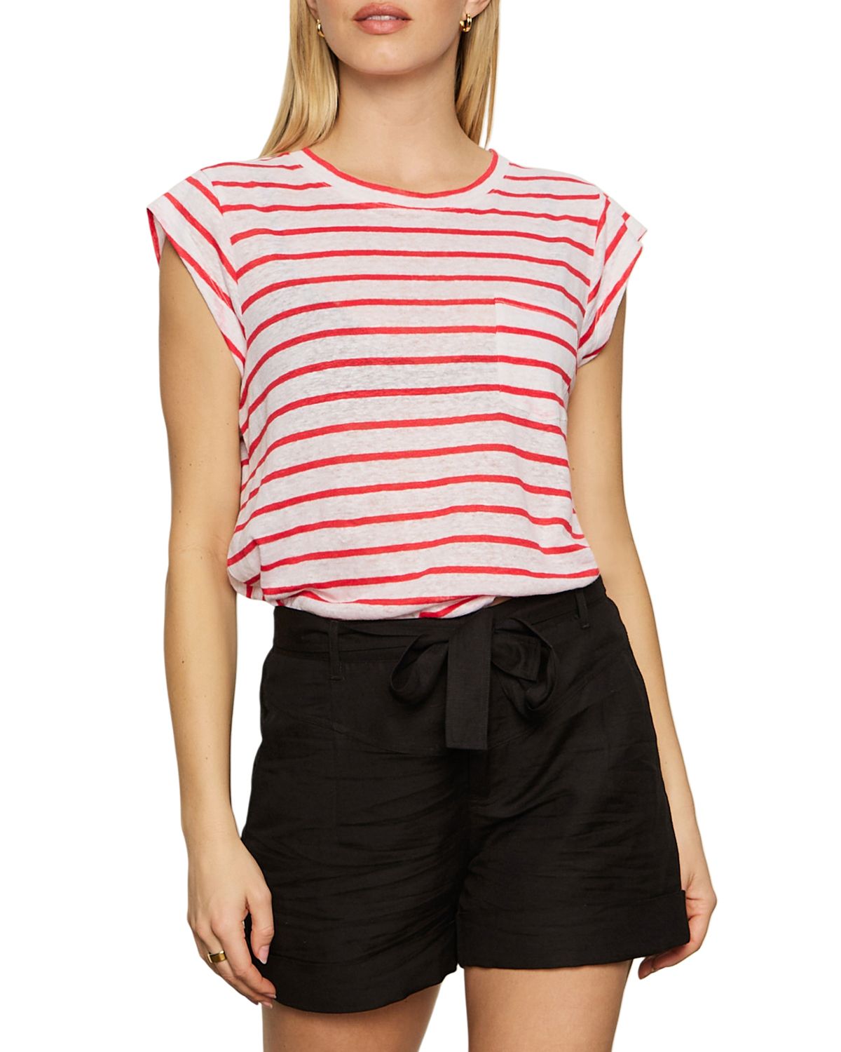 Sanctuary Relaxed Cap Sleeve Tee