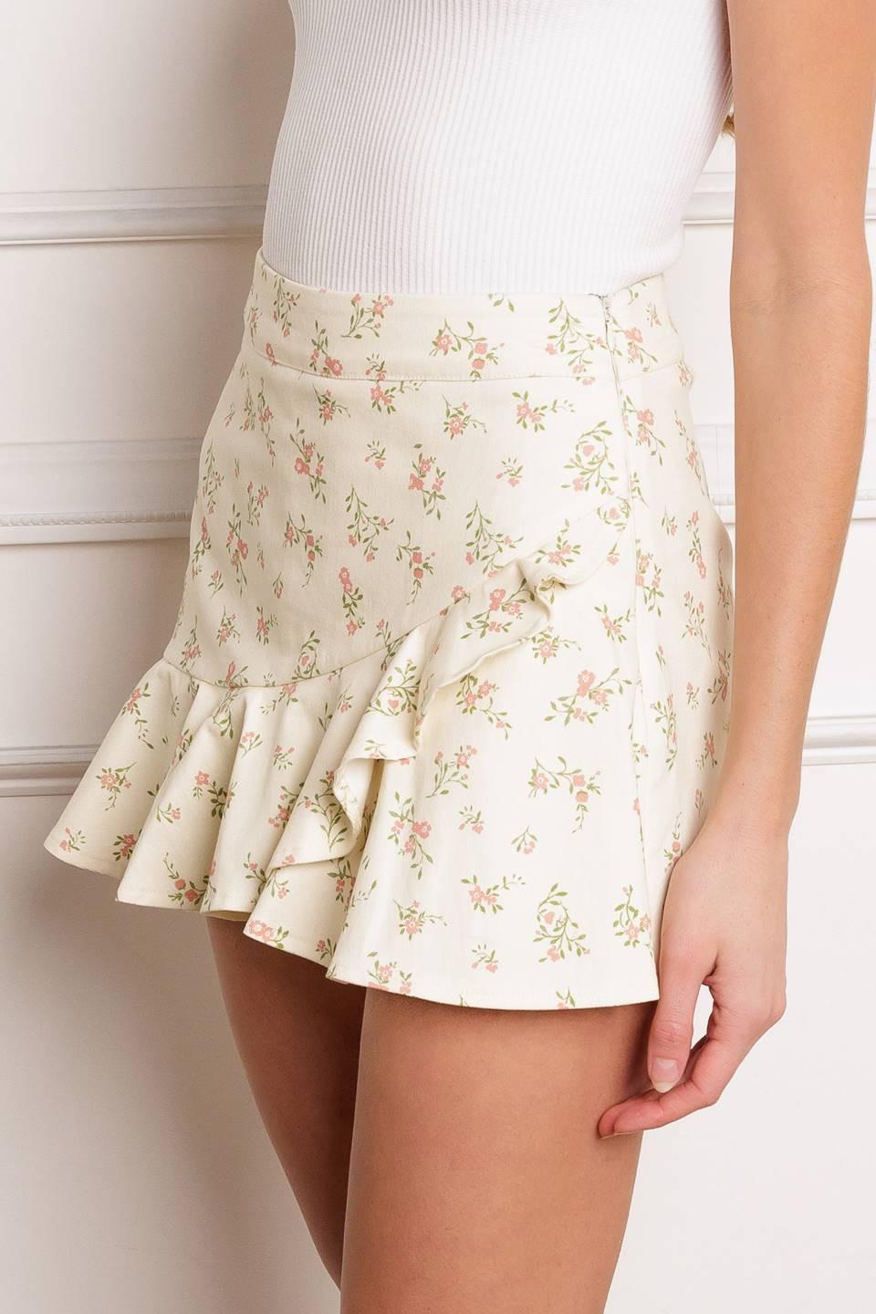 WAY TO GO WOVEN SKORT