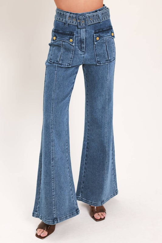 BLUE HORIZON HEIRESS DENIM PANTS