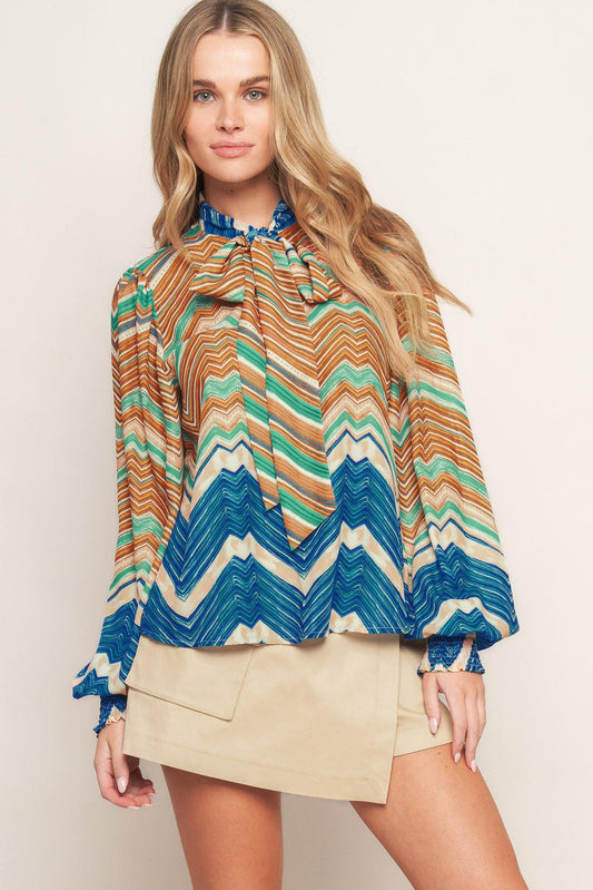 PICKING DAISIES WOVEN TOP