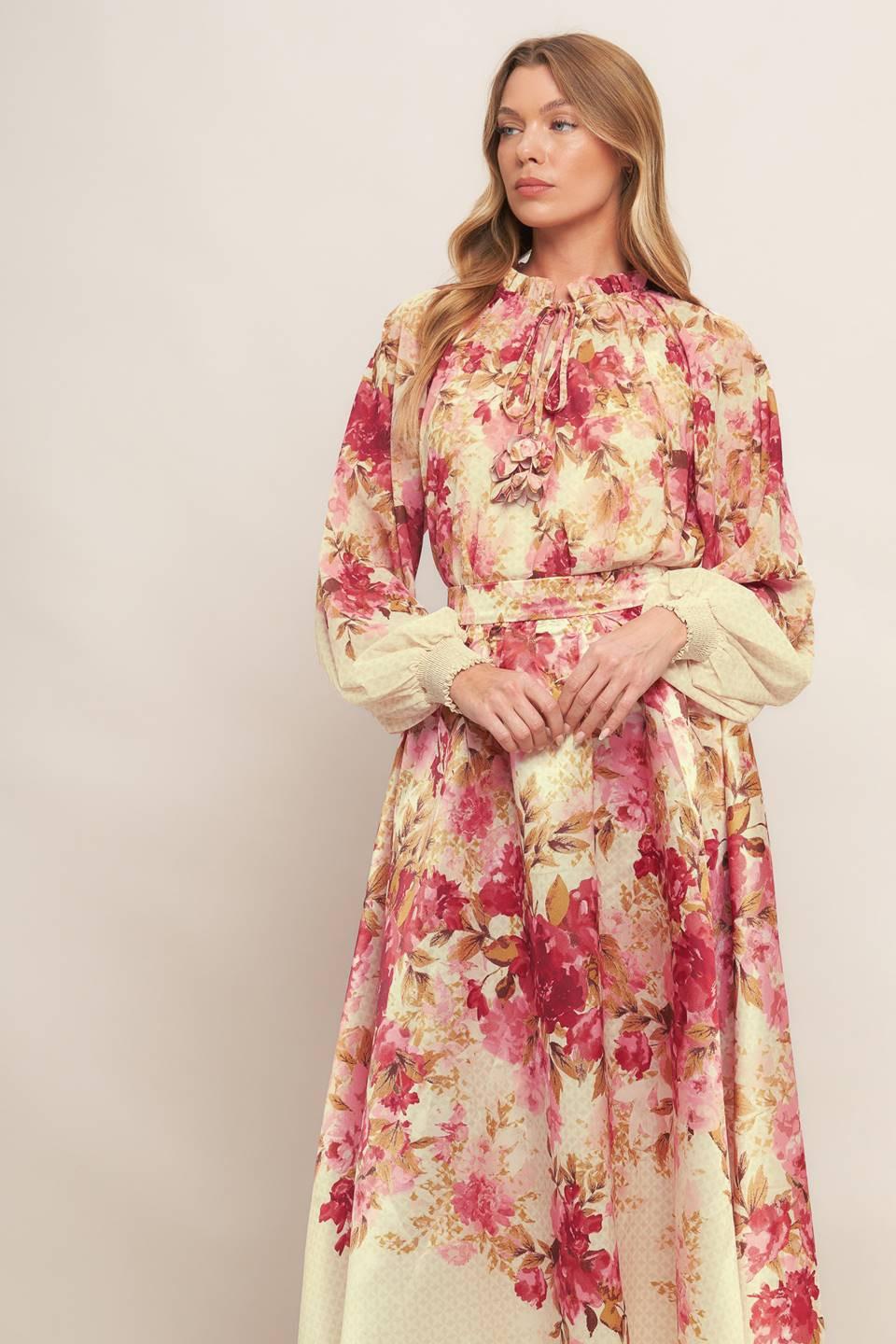 BLOSSOM DREAM BALLERINA WOVEN TOP