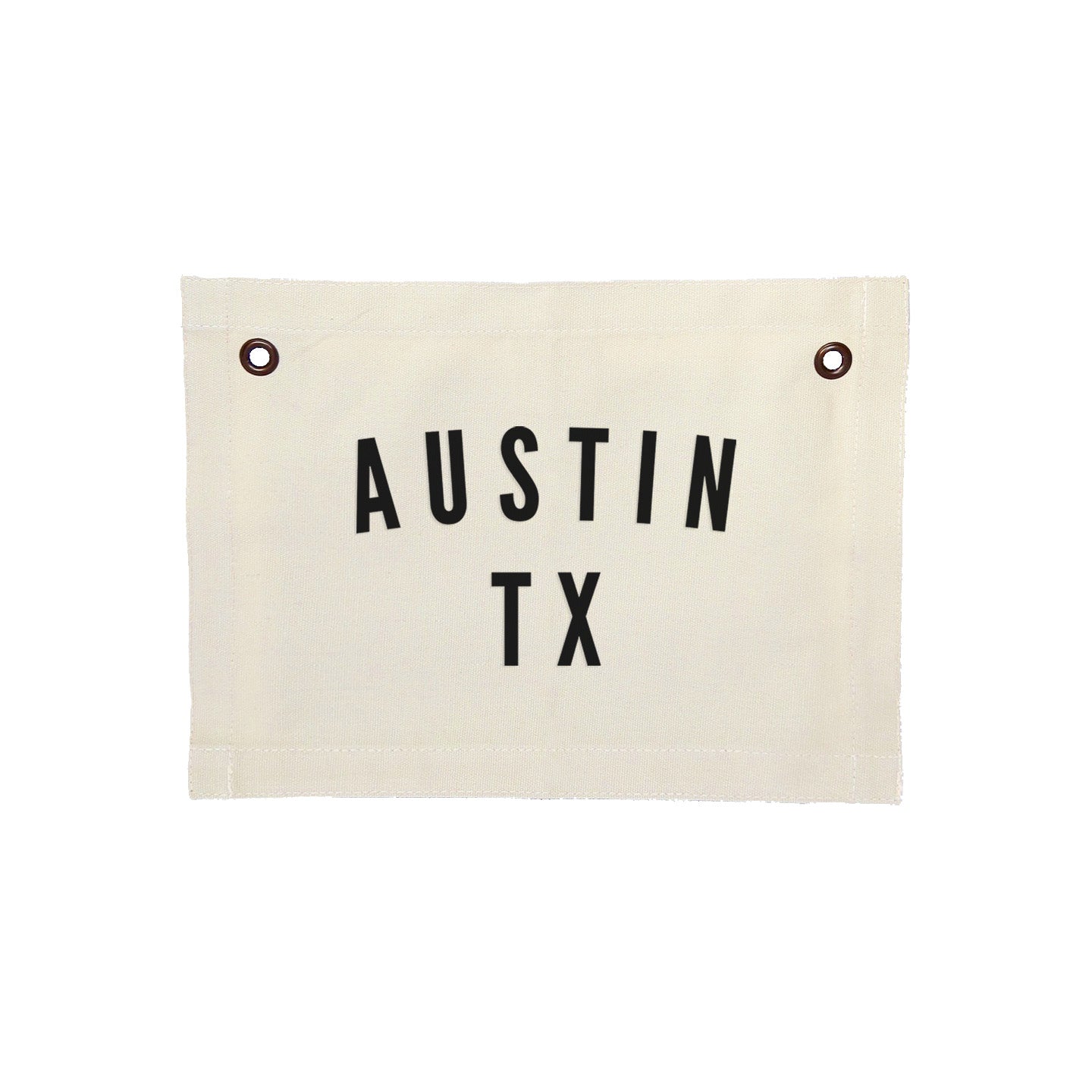 Austin Texas Small Canvas Flag