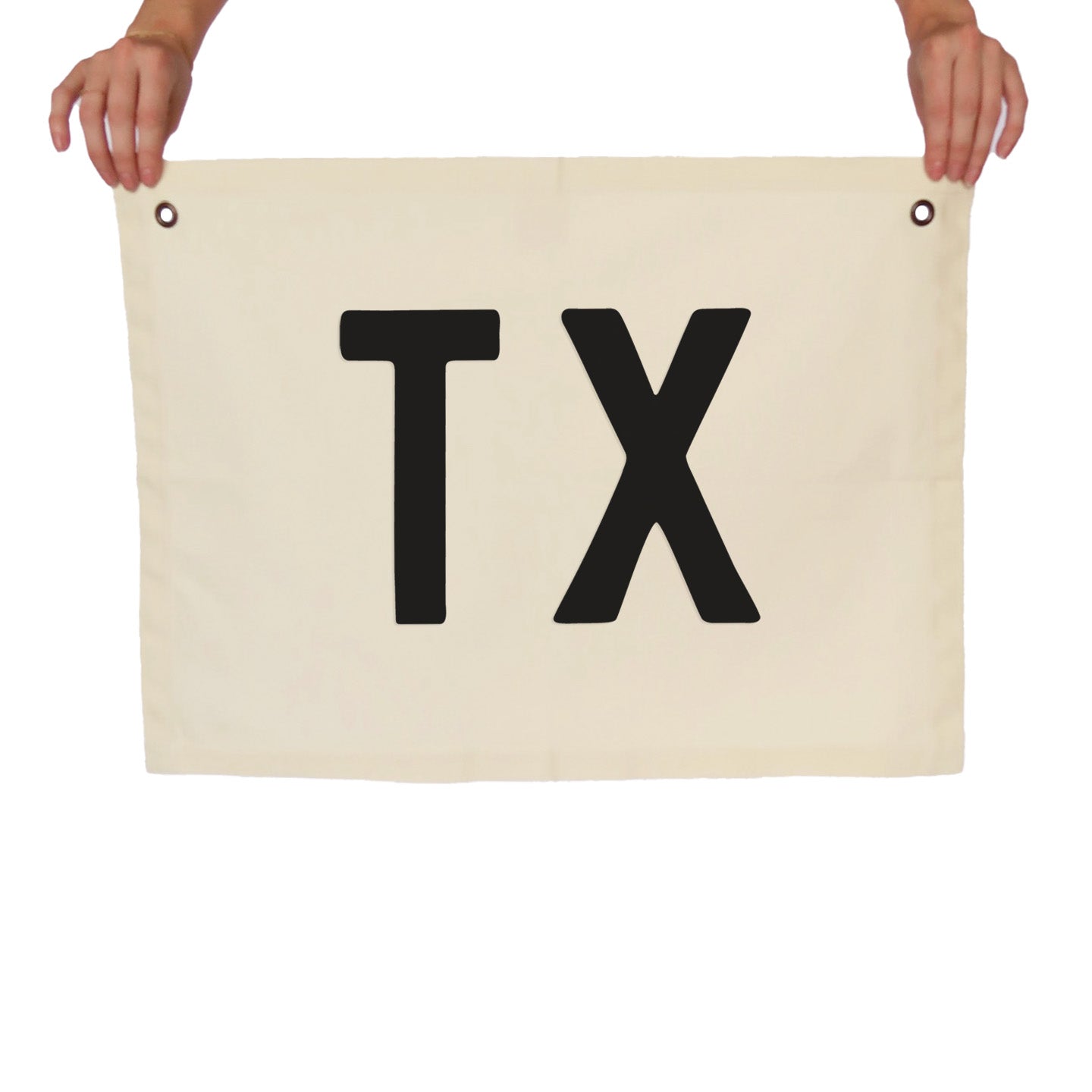 TX Large Canvas Flag