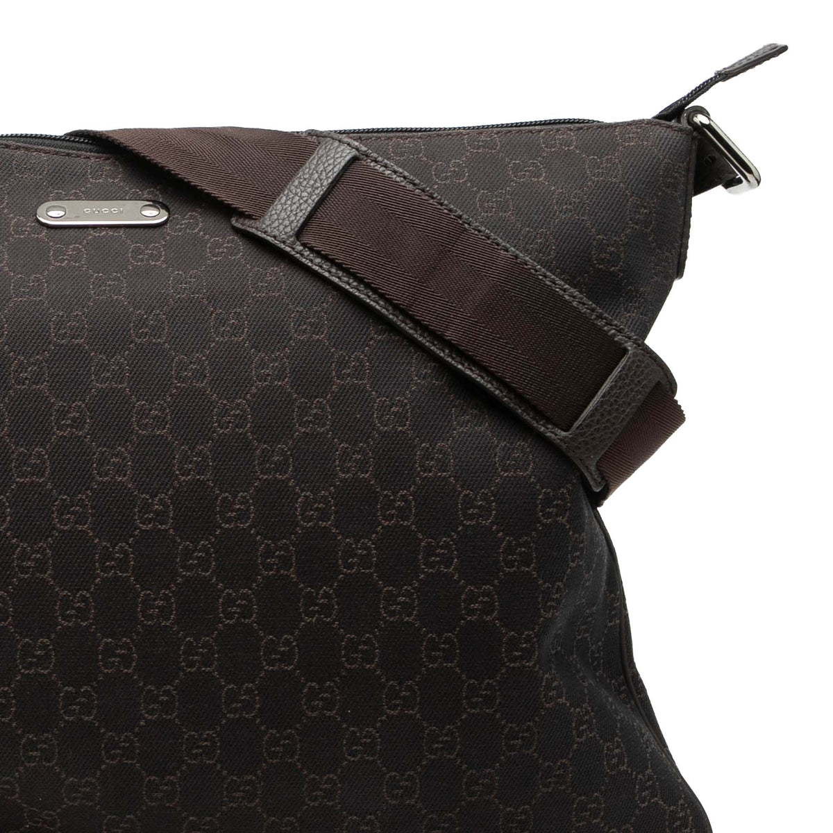 Crossbody Bag GG Denim Brown (Pre-Owned)