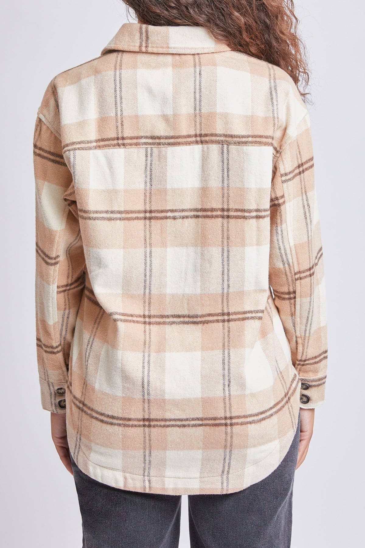 Women's Oversized Flannel Plaid Shacket