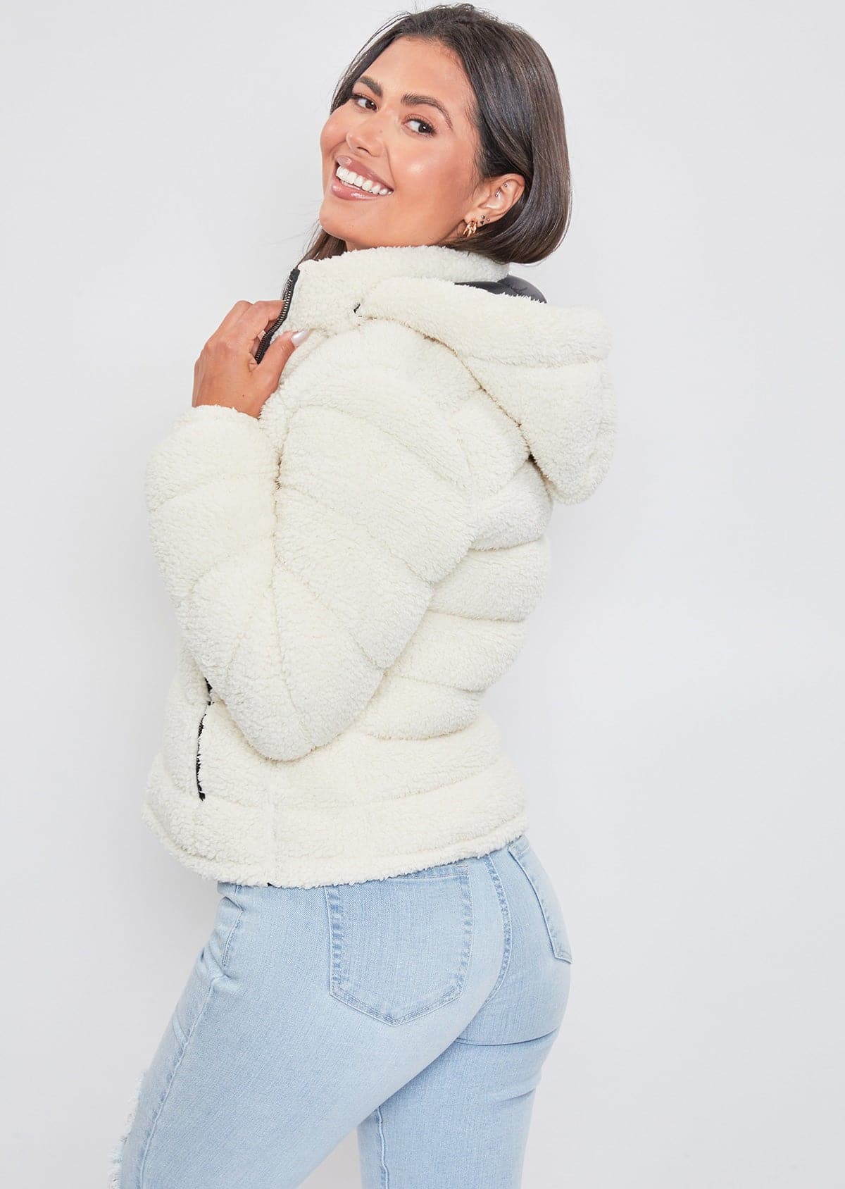 Poodle Fur Reversible Jacket