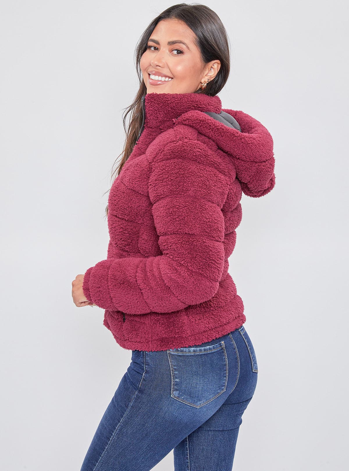Poodle Fur Reversible Jacket