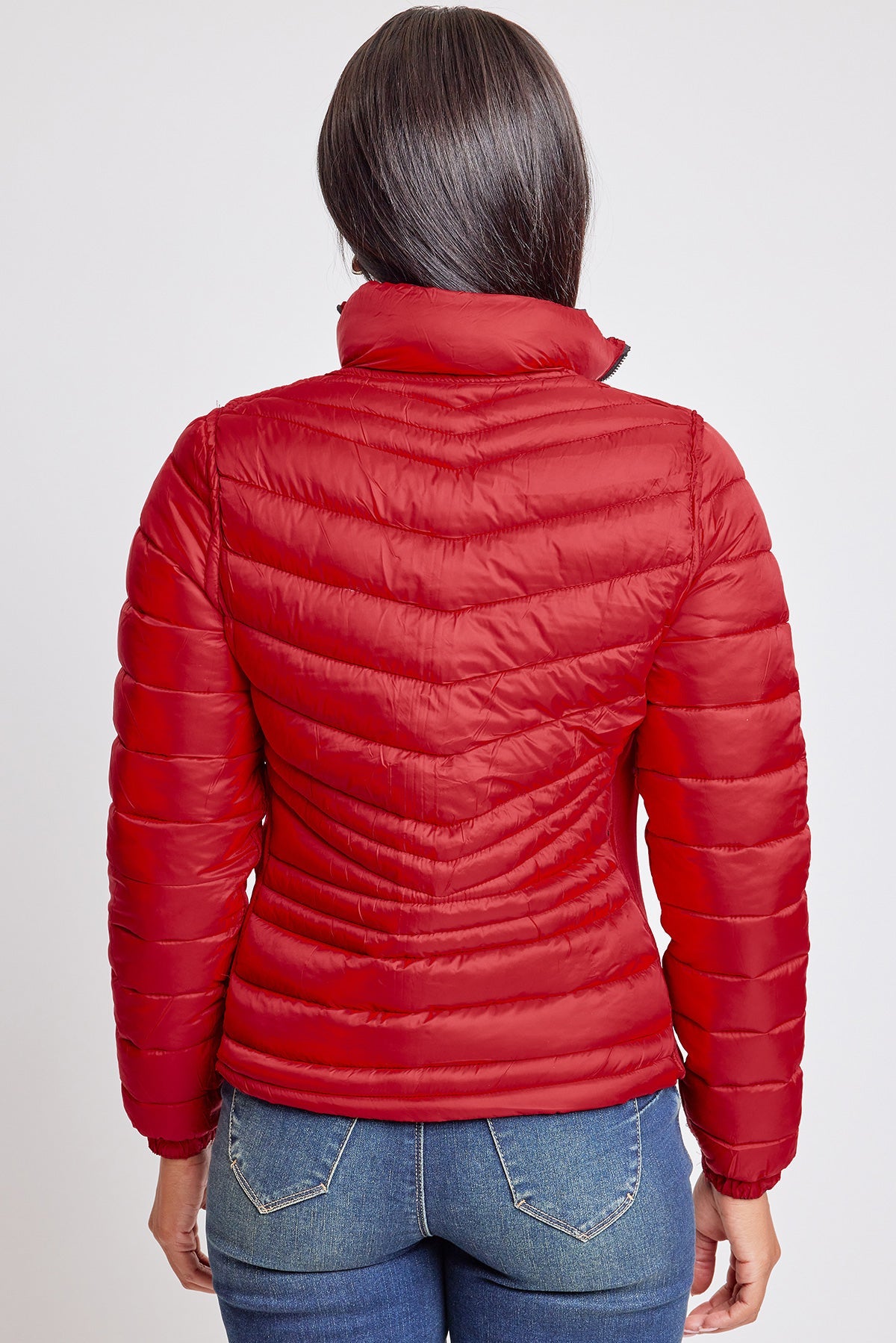 Women's Winter Reversible Fitted Puffer Jacket