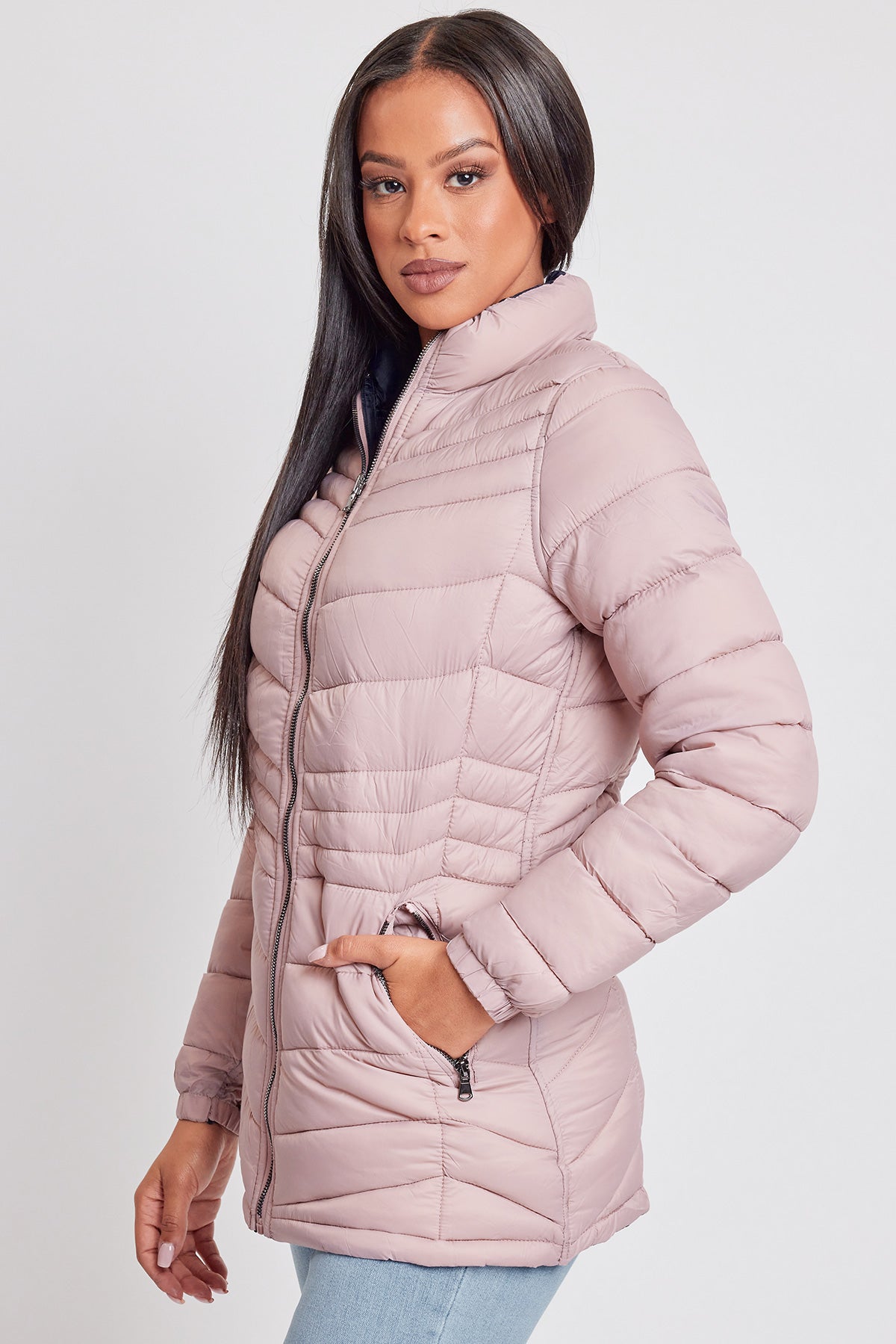 Women's Winter Reversible Puffer Jacket