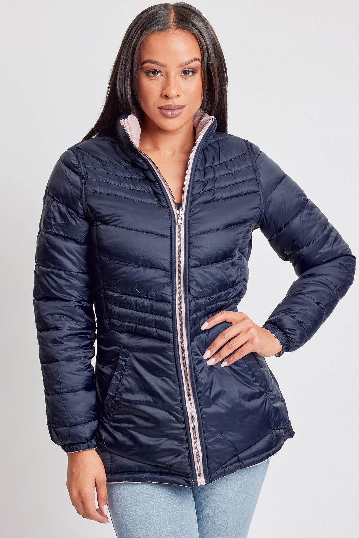 Women's Winter Reversible Puffer Jacket