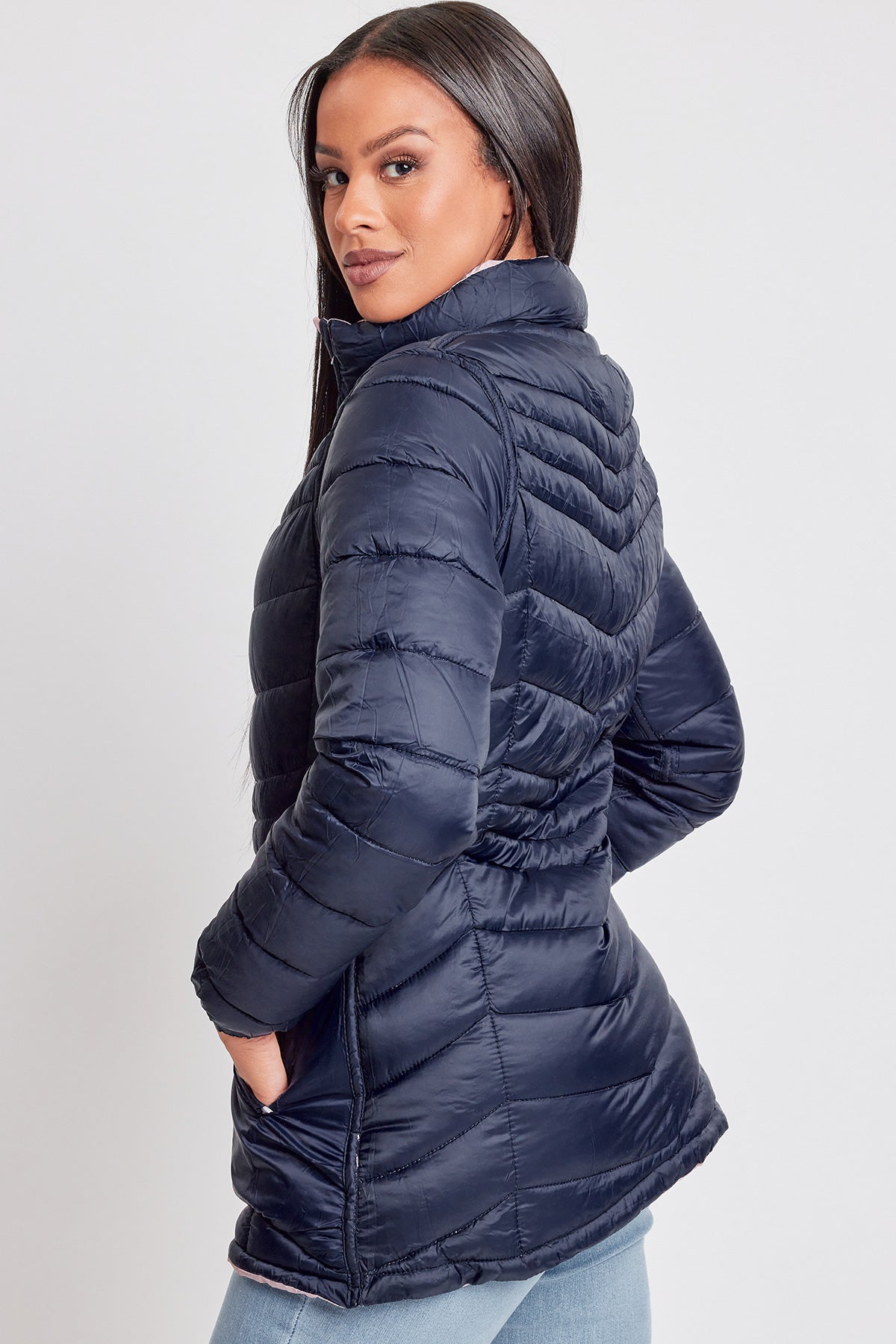 Women's Winter Reversible Puffer Jacket