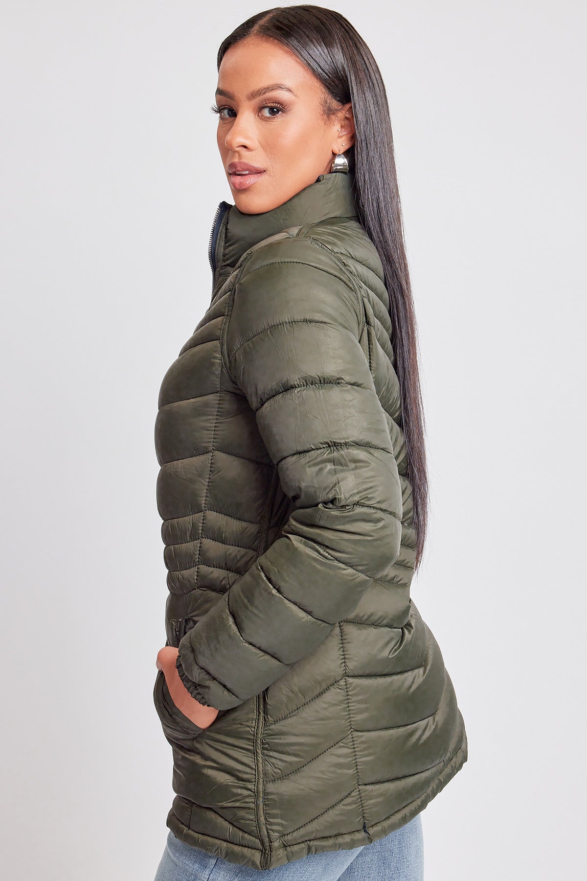 Women's Winter Reversible Puffer Jacket