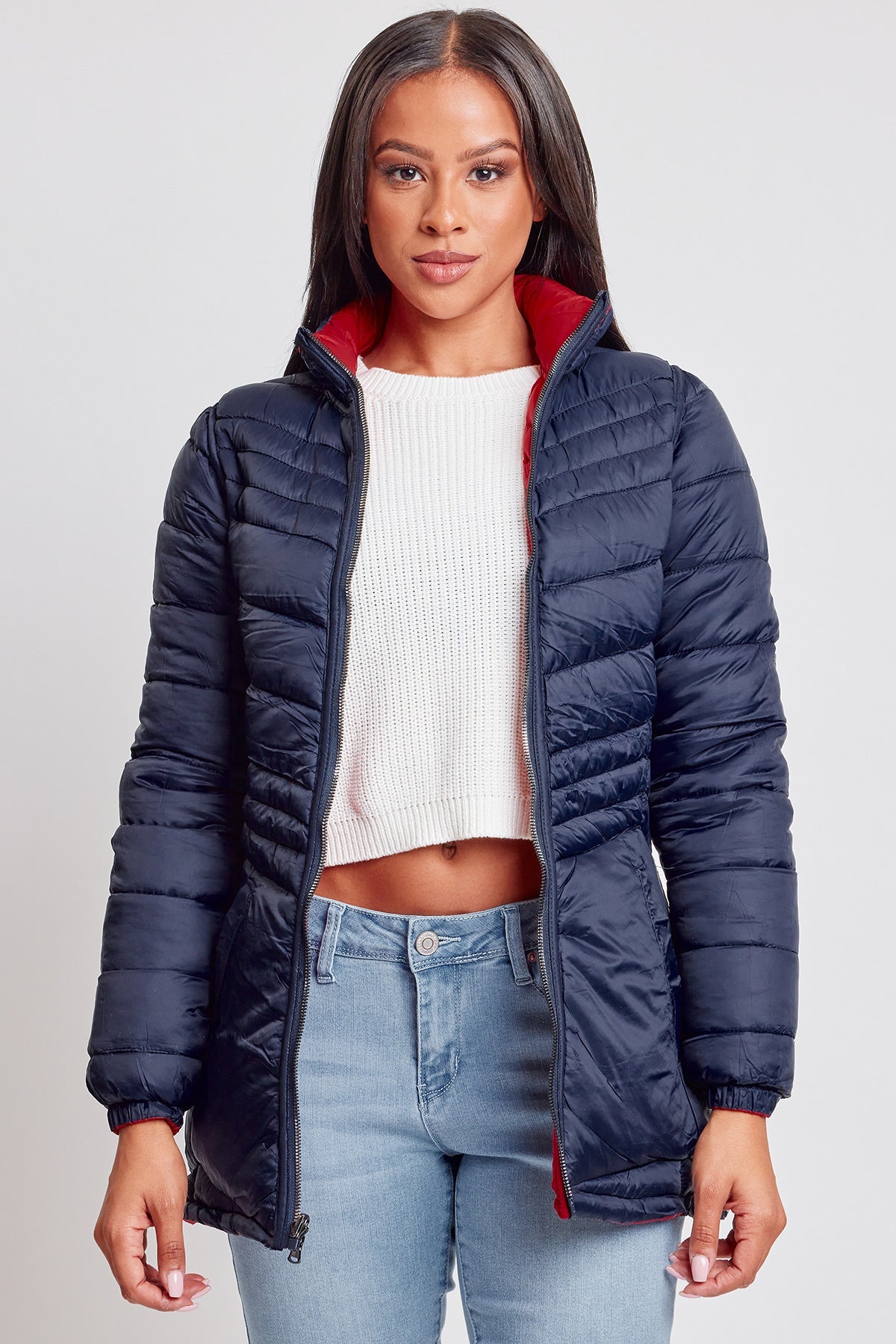 Women's Winter Reversible Puffer Jacket