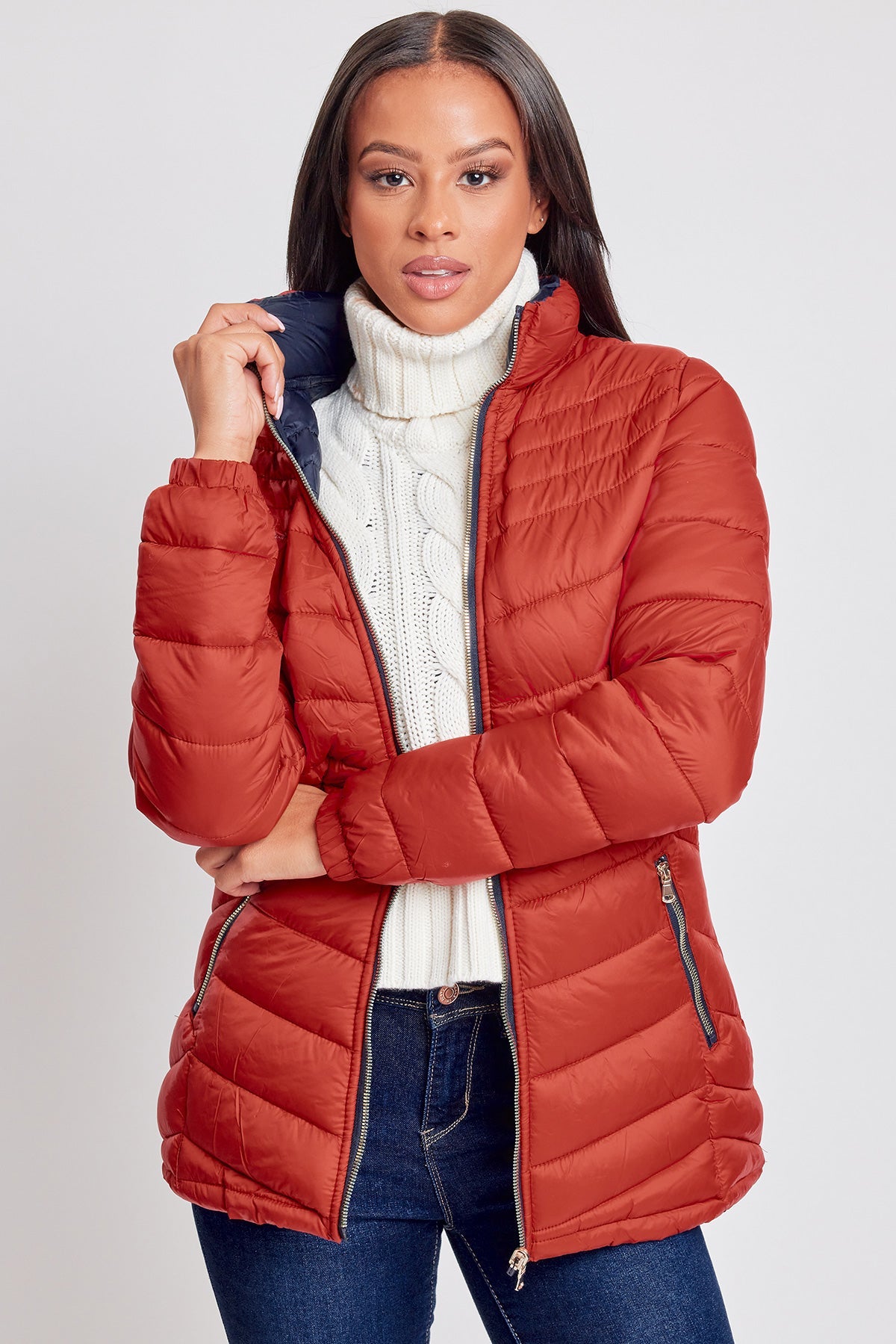 Women's Winter Reversible Puffer Jacket