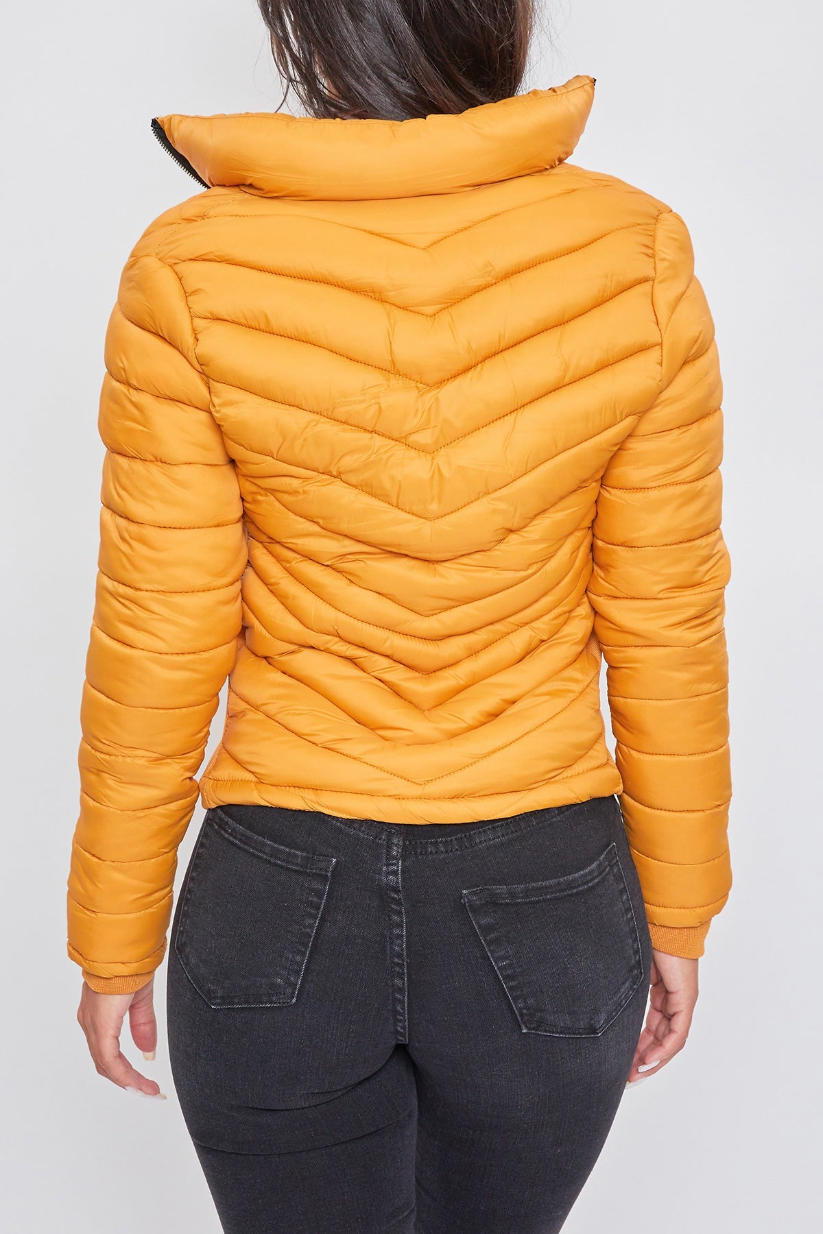 Puffer Jacket With Sherpa Fur Hoodie