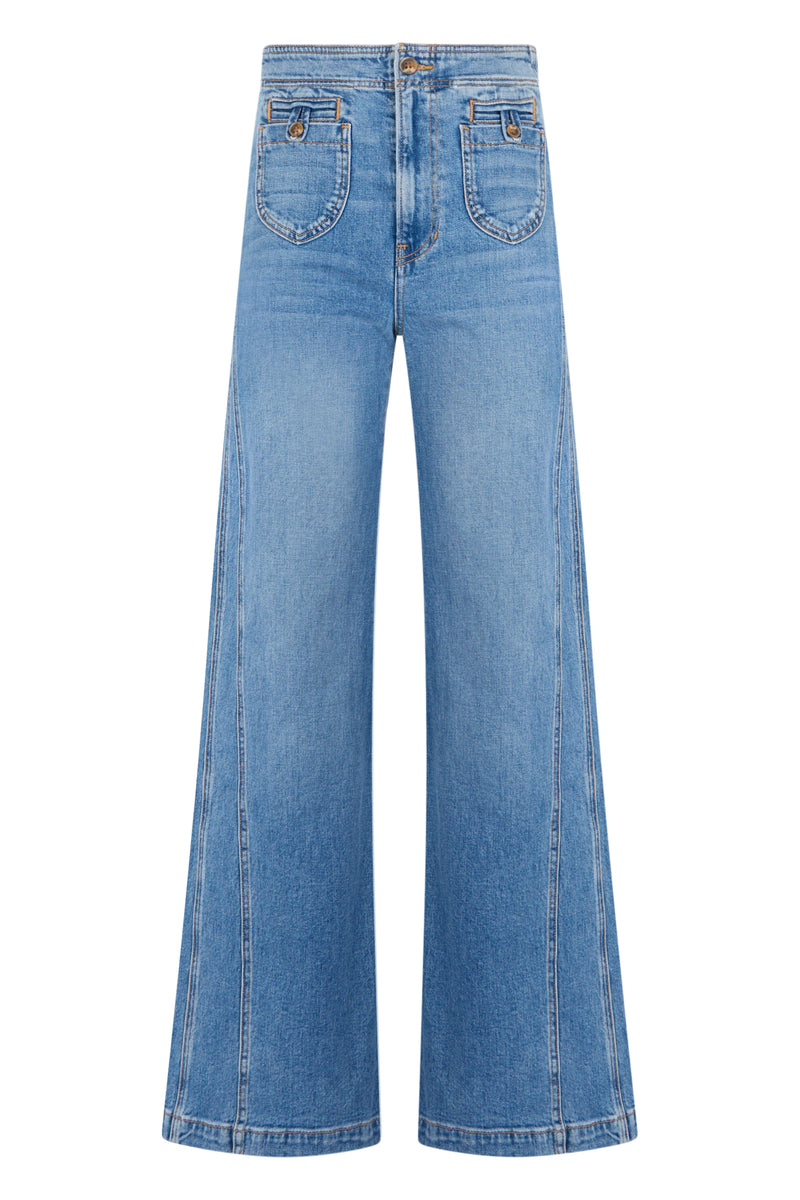 Flared Jeans Light Blue