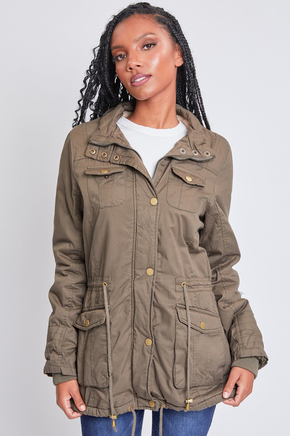 Women's Utility Jacket with Removable Hood