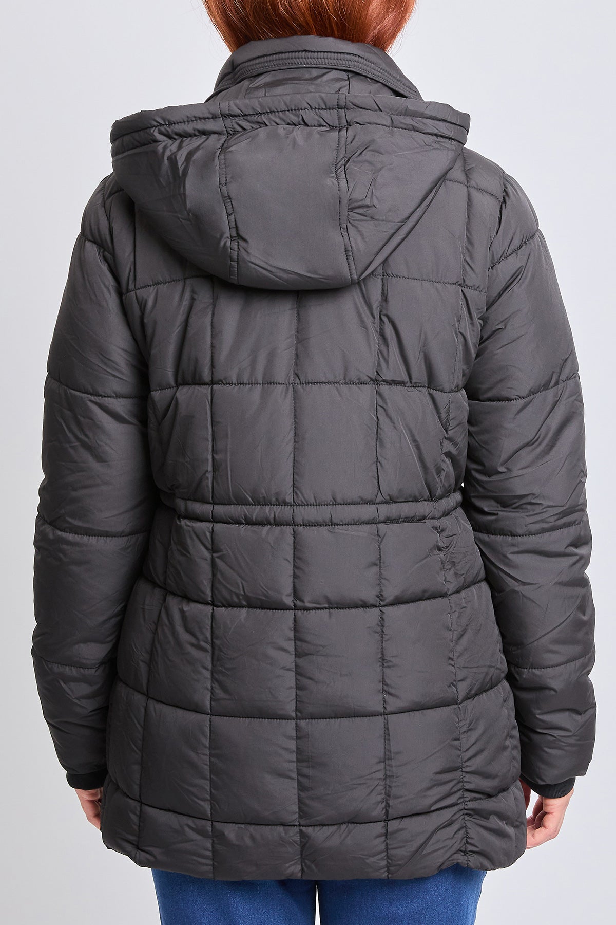 Detailed Snap Puffer Jacket