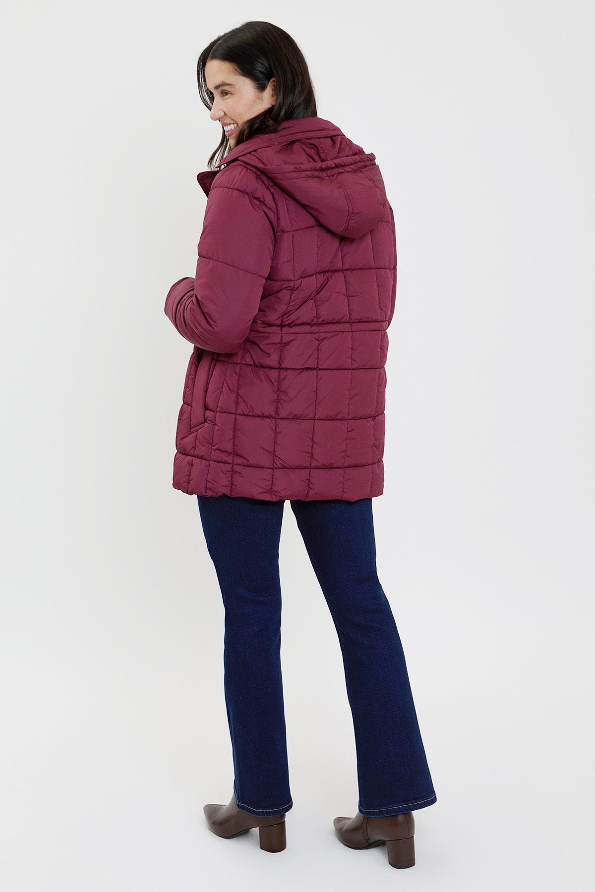 Detailed Snap Puffer Jacket