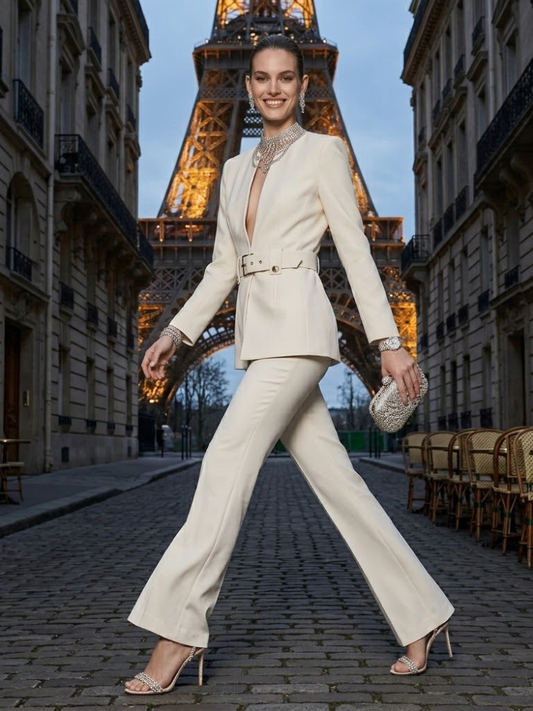 Jacket & Pants Set Women's AVENUE VICTOR HUGO New Collection PARIS LE MARAIS BYMANYC ® New York
