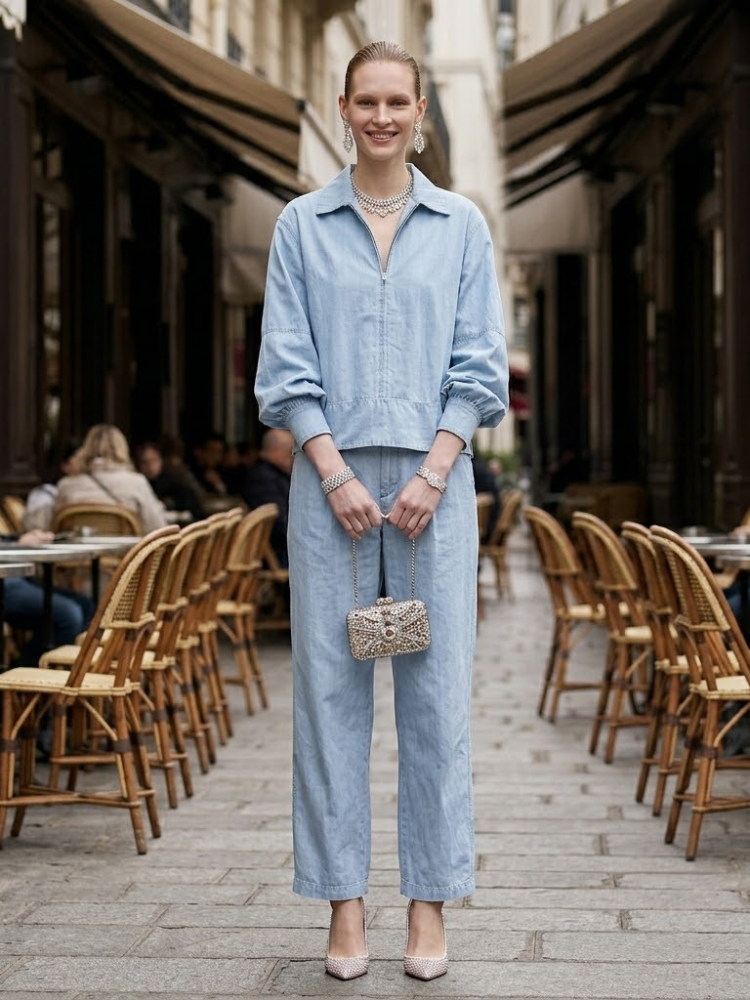 Jacket & Pants Set Women's OPÉRA MAGNIFIQUE New Collection PARIS LE MARAIS BYMANYC ® New York