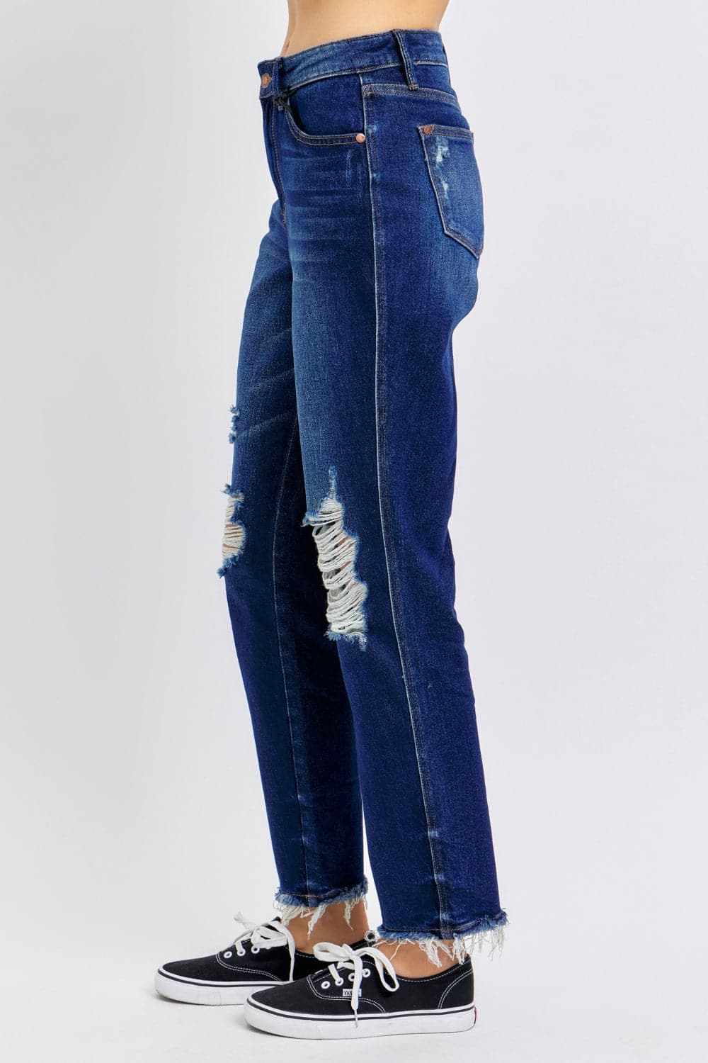 Trendsi Judy Blue Jeans Women's High Waist Straight Leg Everyday Denim Comfort Stretch