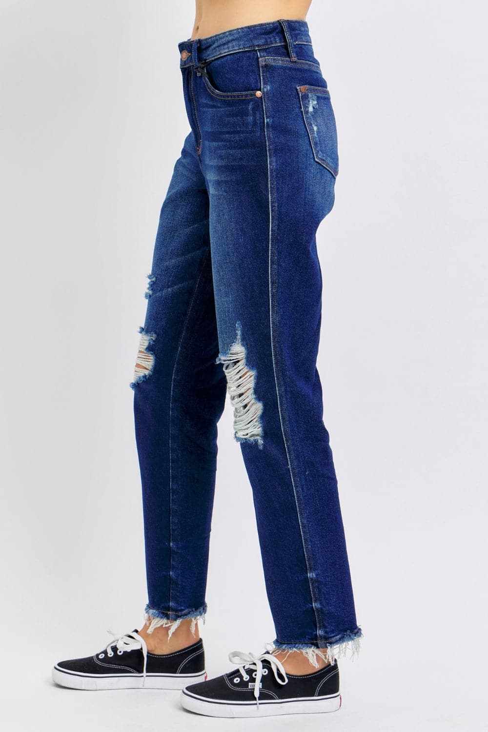 Trendsi Judy Blue Jeans Women's High Waist Straight Leg Everyday Denim Comfort Stretch