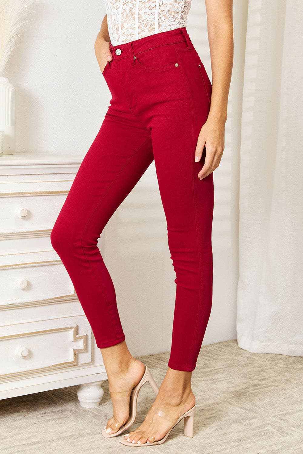 Trendsi Judy Blue tummy control skinny jeans