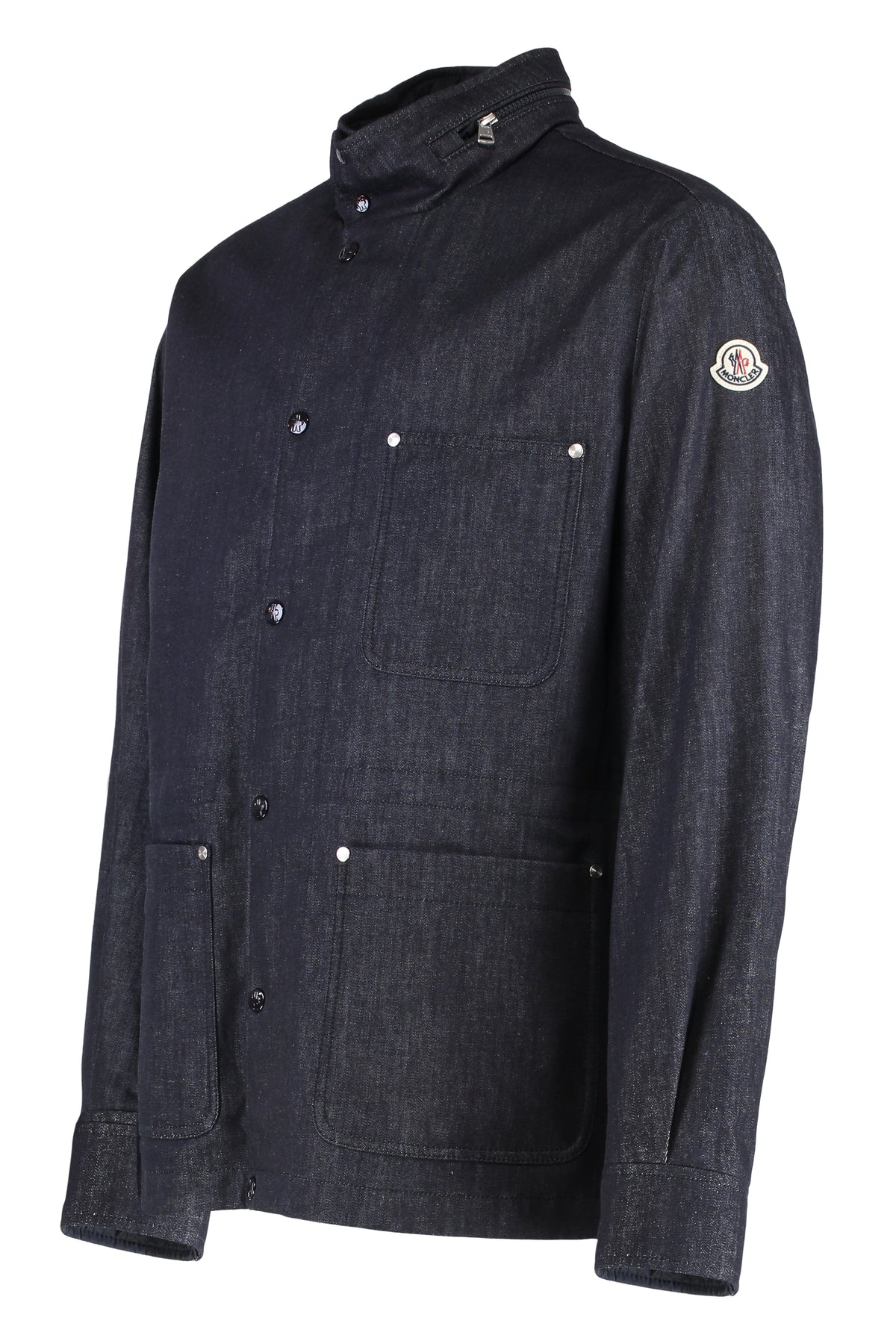 Moncler Chesery Denim Jacket, view 3
