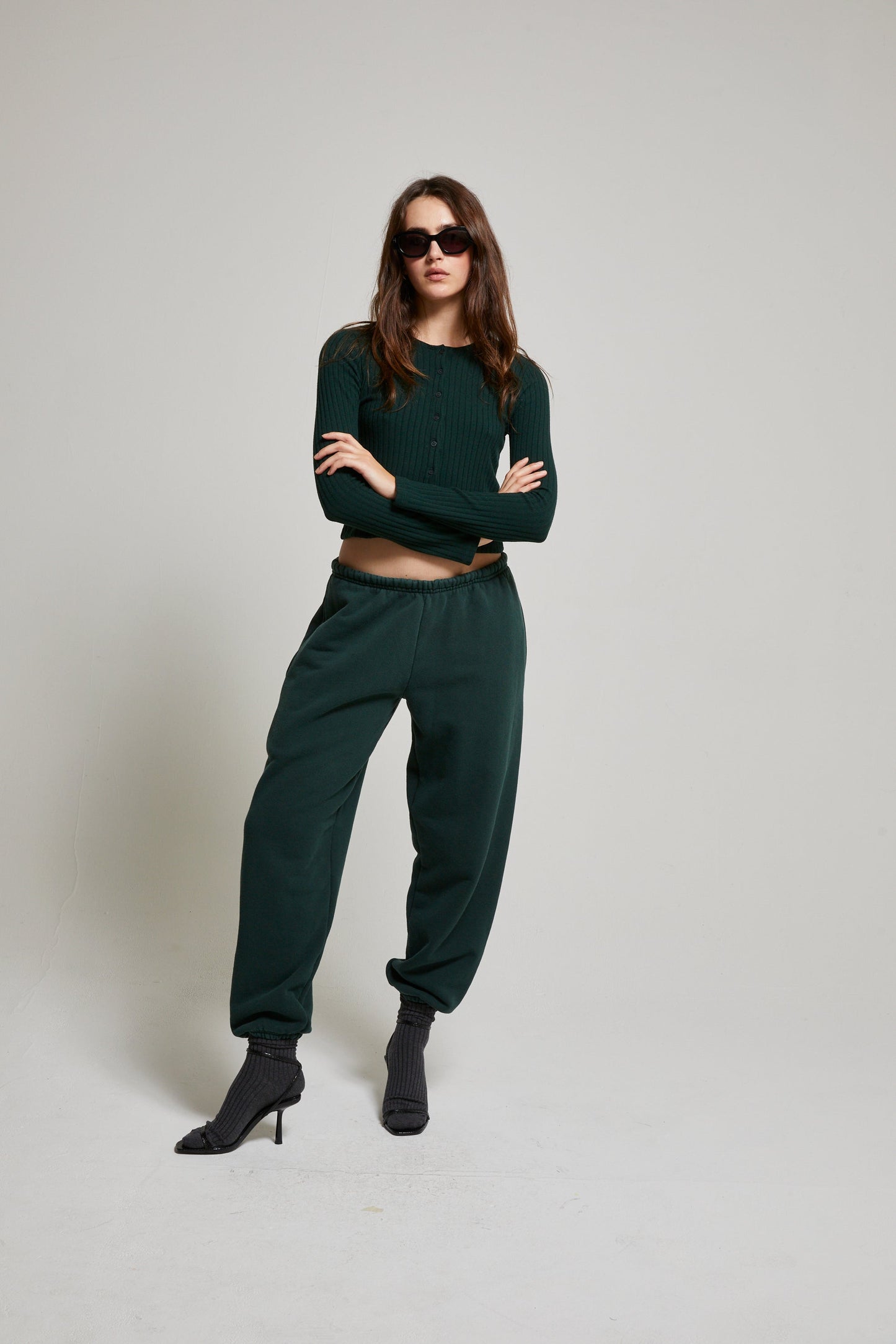 Kennedy Brushed Sweater Rib Cardigan