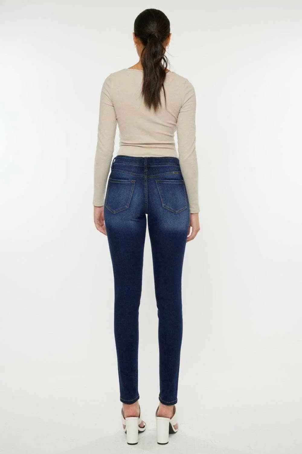 Trendsi Kancan mid rise ombre skinny jeans