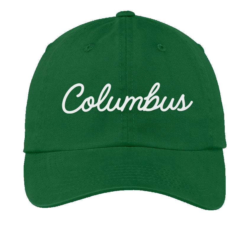 Columbus Cursive Baseball Cap