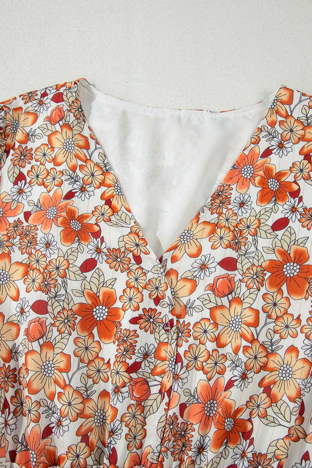 Love Salve Khaki Floral Maxi Dress Women's Fall Southern Belle Style + Comfy Fit