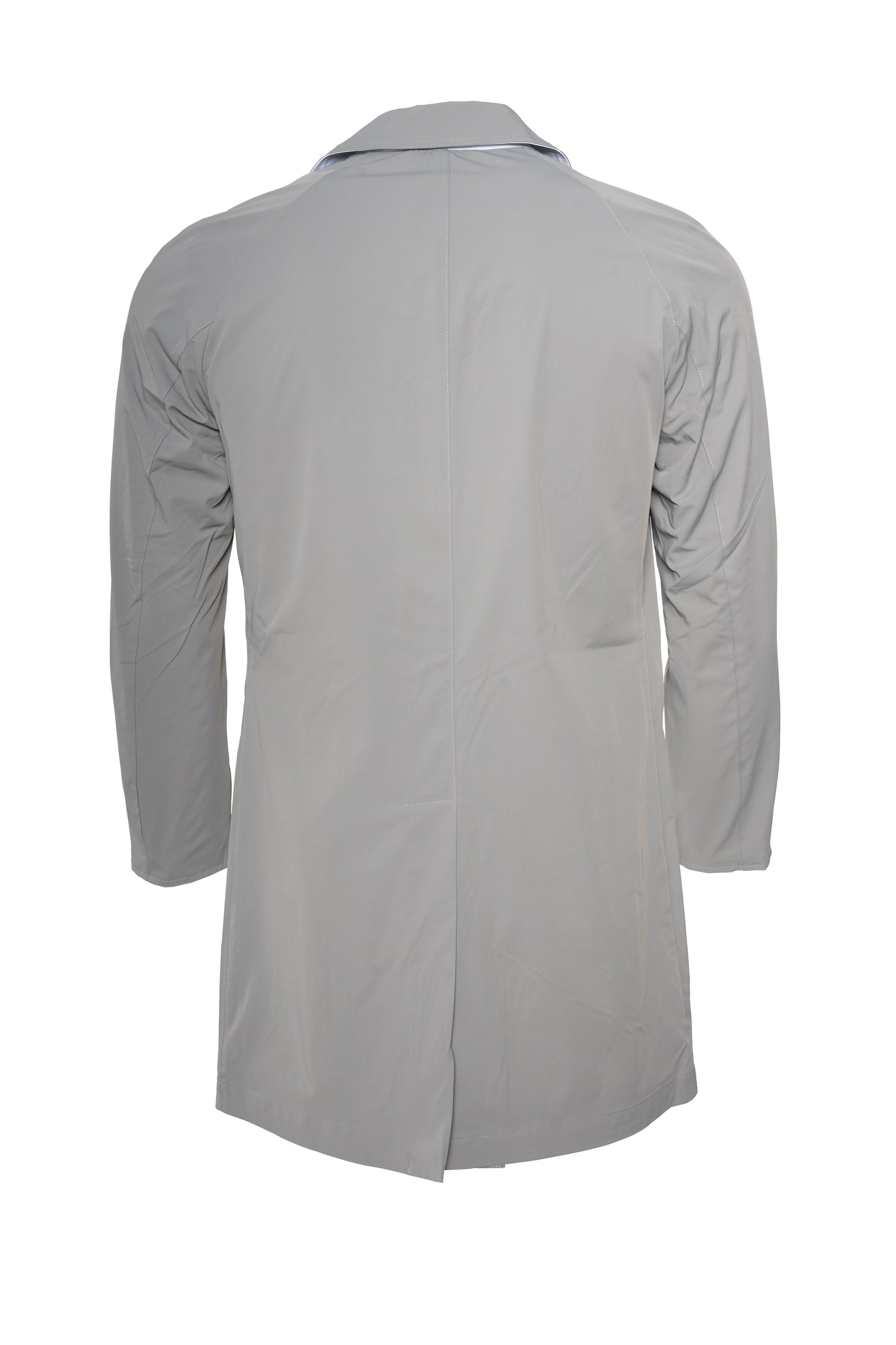 Kired Kim Solid Nylon Reversible Button Up Overcoat
