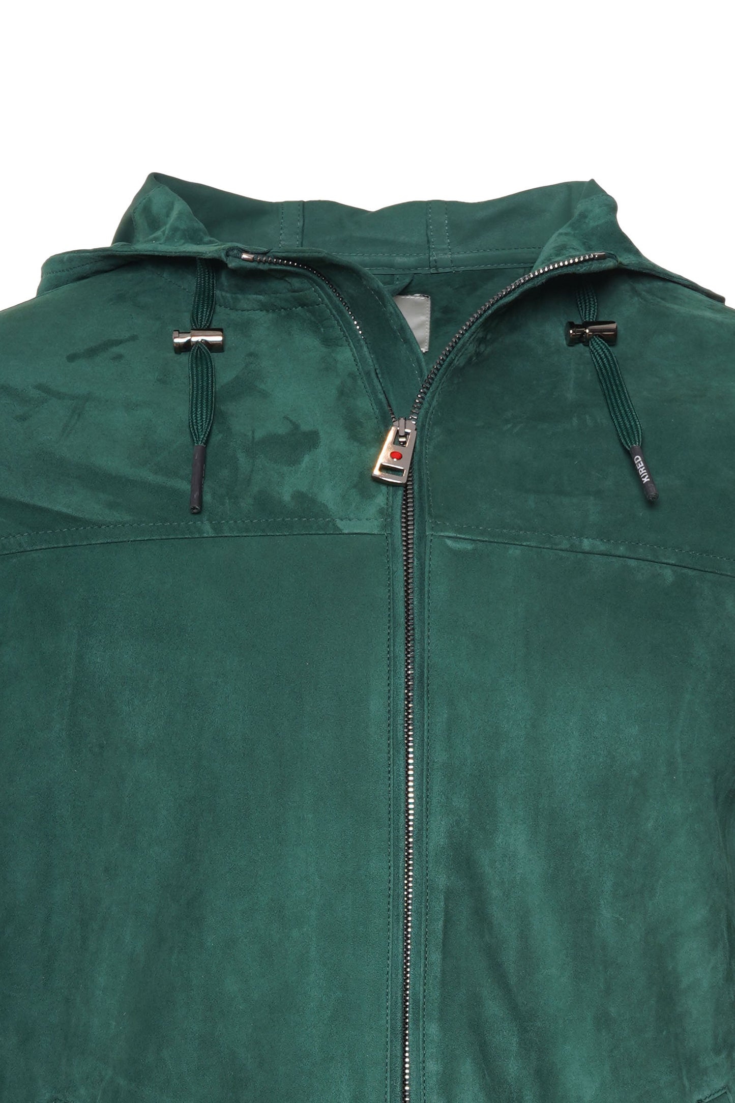 Kired Olek 1 Solid Suede Hooded Zip-Up Light-Jacket